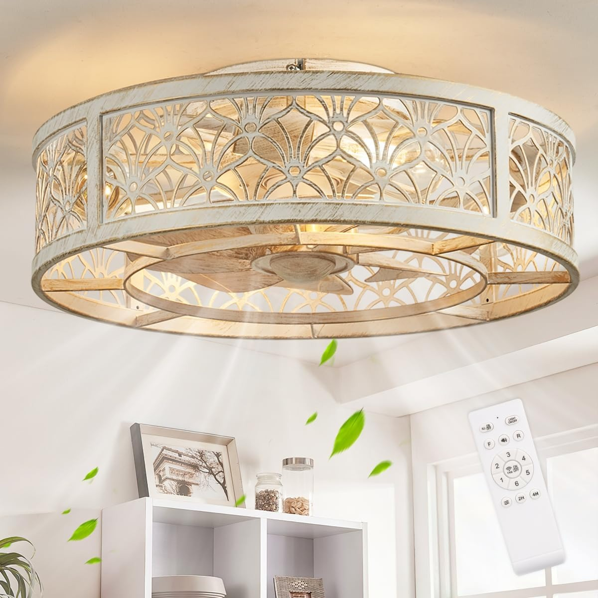 Ceiling Fan Mount - Ceiling Fan with Lights18 inch， Standard