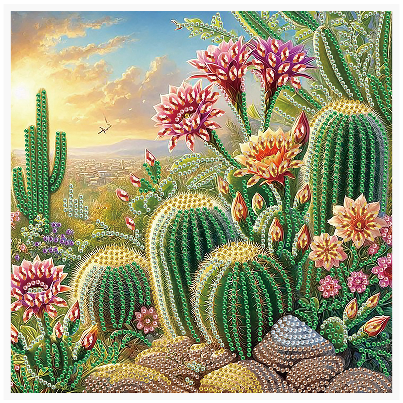 Home Improvement Diy - 5D DIY Diamond Painting Flower Kit