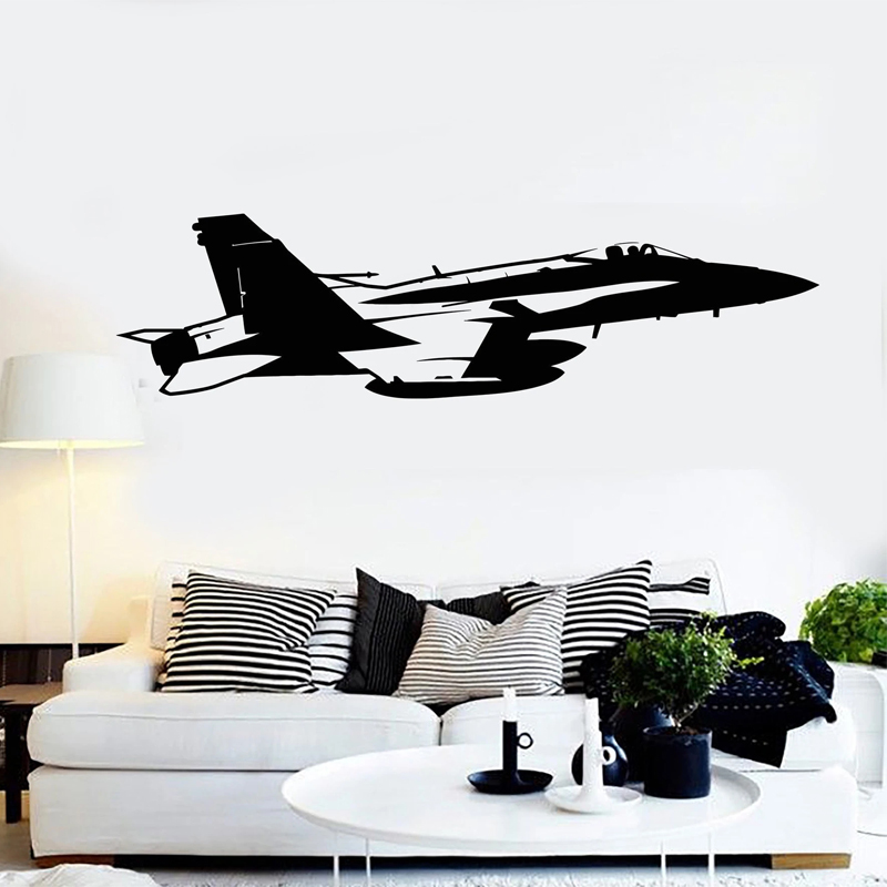 Vinyl Floor Plank - Aviation Plane Wall Sticker Jet Aircraft