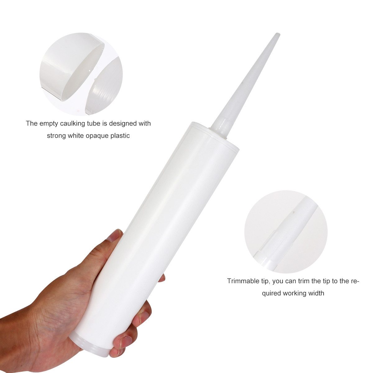 5 pcs Empty Caulk Tubes Plasti – Home Improvement Usa recenzja i cena