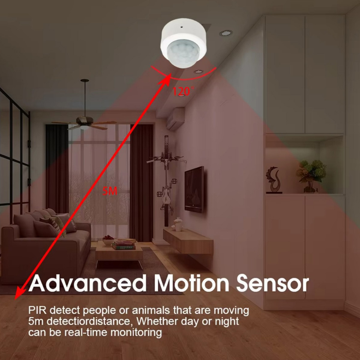 Zigbee PIR Motion Sensor Human – Home Improvement And Hardware recenzja i cena