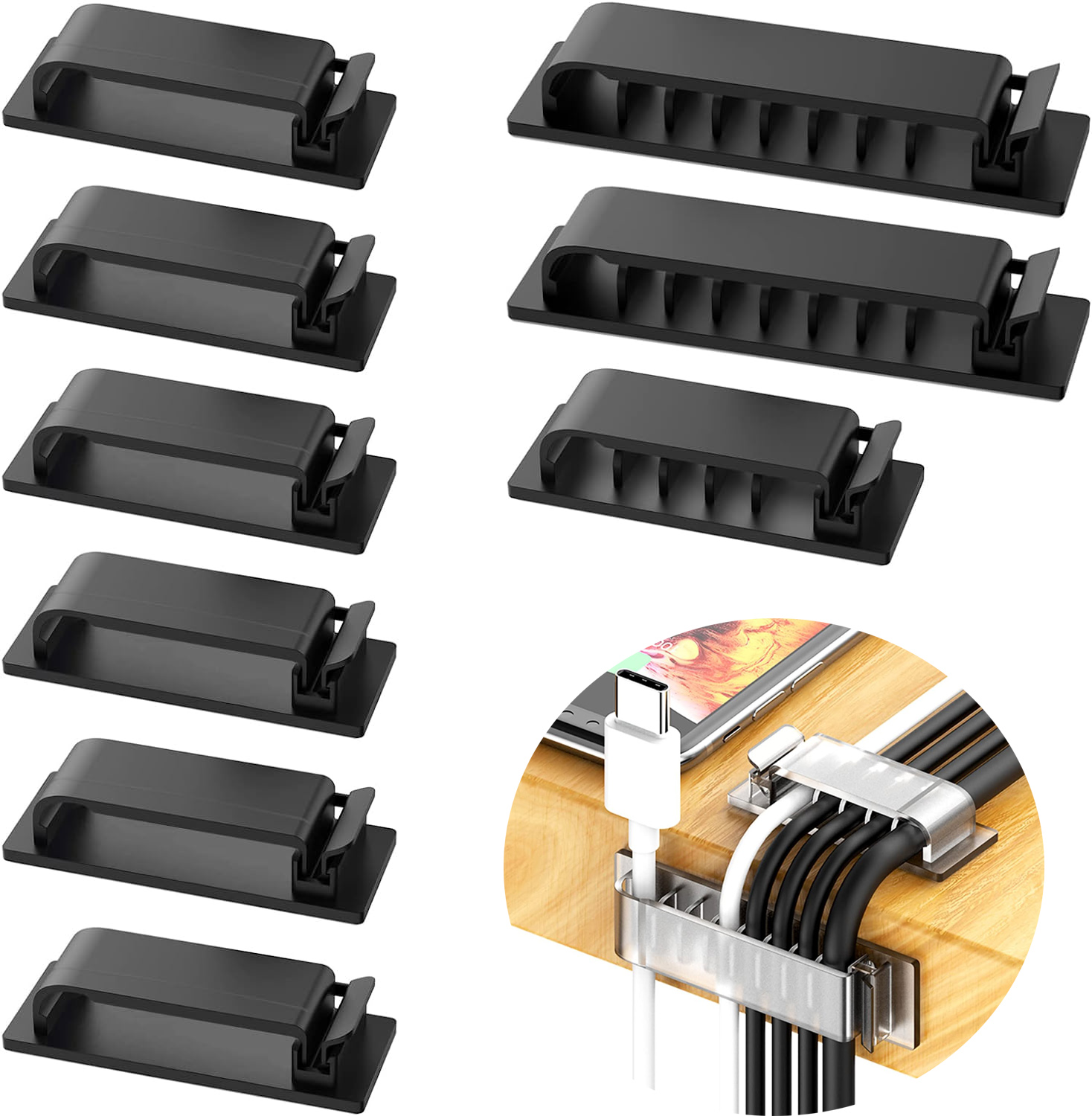 Cable Organizer Self Adhesive  – Cable Staple Clip recenzja i cena