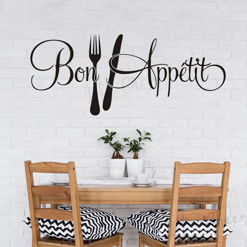 French Bon Appétit Quote Wall  – Vinyl Floor Plank recenzja i cena