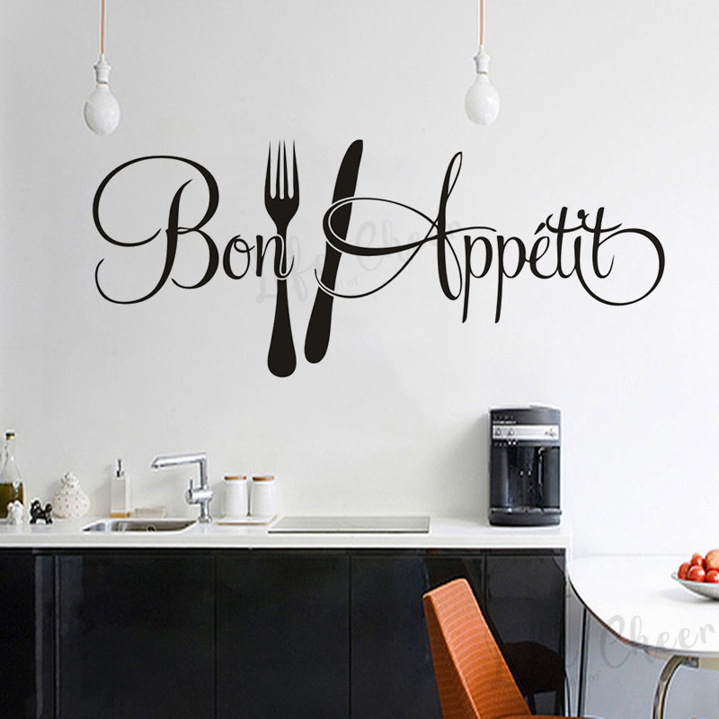 French Bon Appétit Quote Wall  – Vinyl Floor Plank recenzja i cena