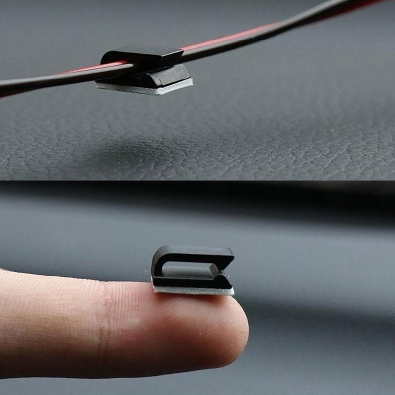 20pcs Self-adhesive Car Fixed  – Cable Staple Clip recenzja i cena