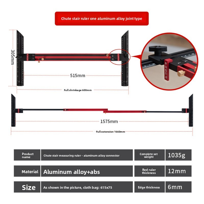 Aluminum Alloy Stair Ruler,Hig – Home Improvement Usa recenzja i cena