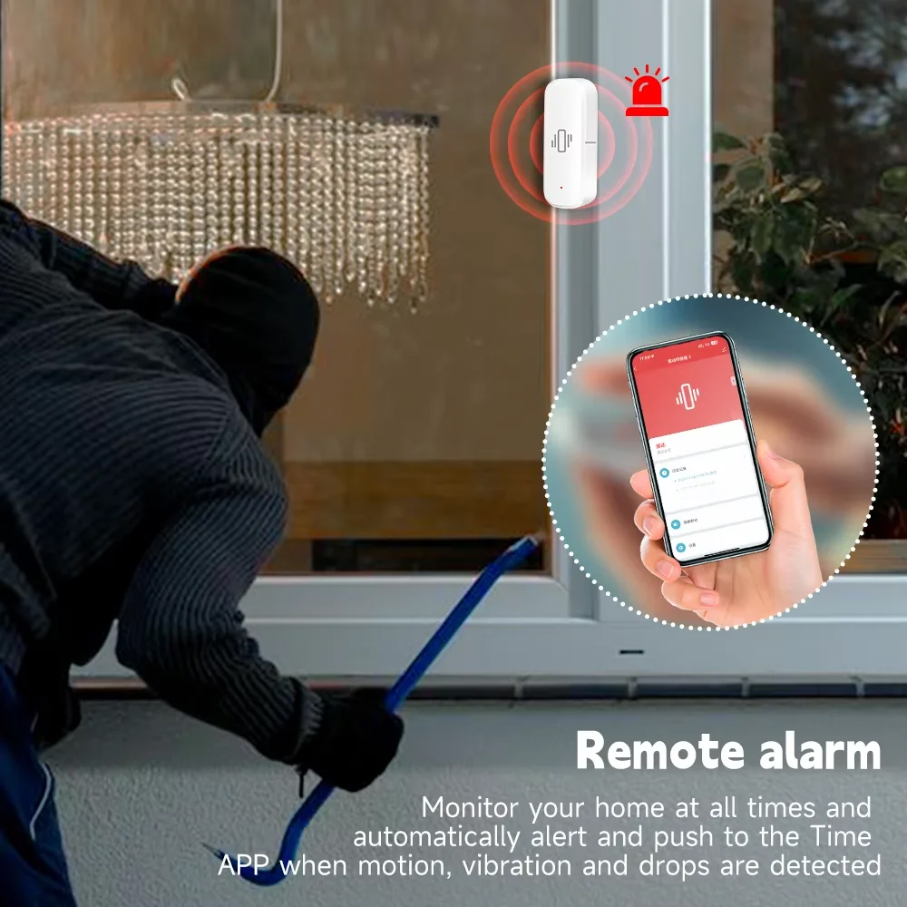 Smart ZigBee Vibration Sensor  – Home Improvement And Hardware recenzja i cena