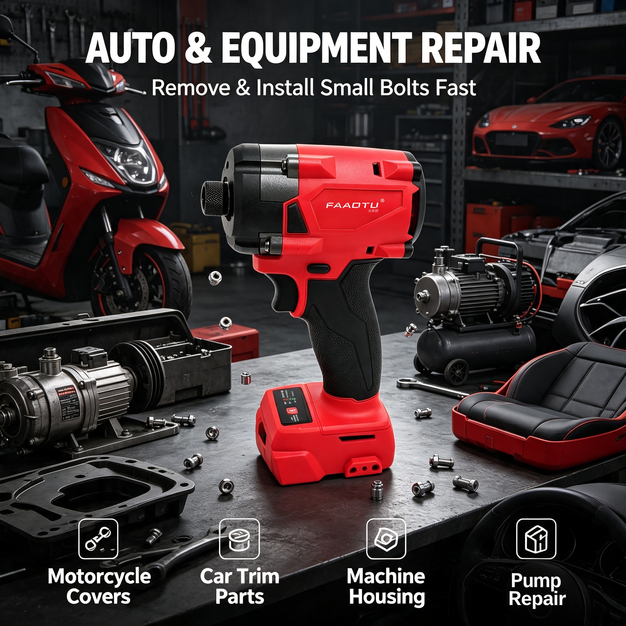 FAAOTU 18V Cordless Electric S – Home Improvement Usa recenzja i cena