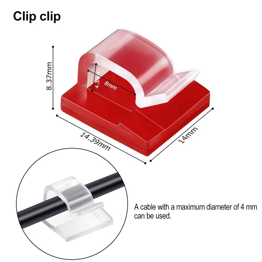 50pcs Cable Organizer Clips Ca – Cable Staple Clip recenzja i cena