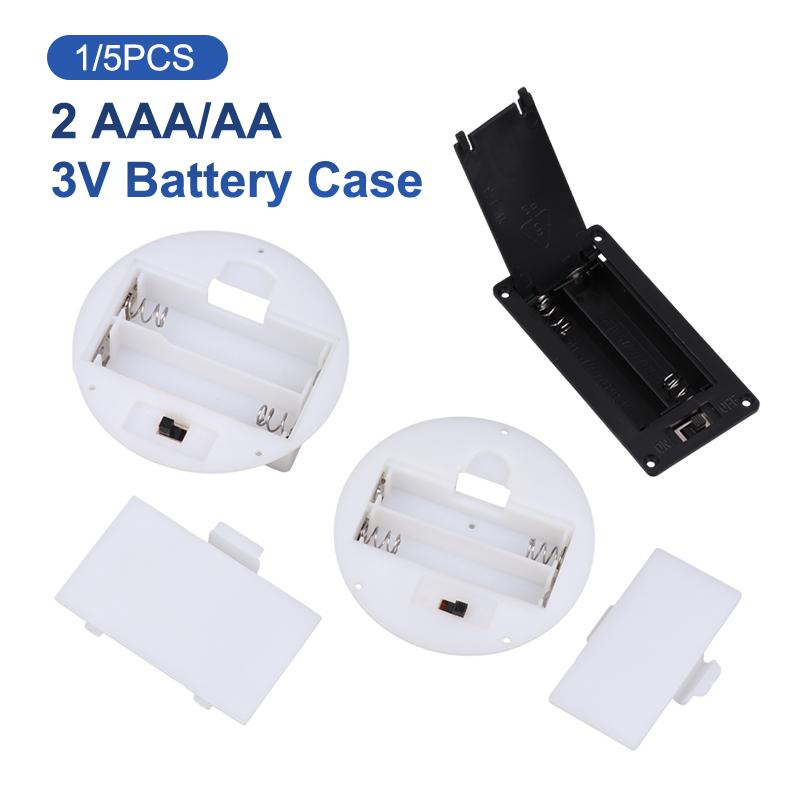 New1/5Pcs 2 AAA/AA 3V Battery  – Electrical Outlet Cover recenzja i cena