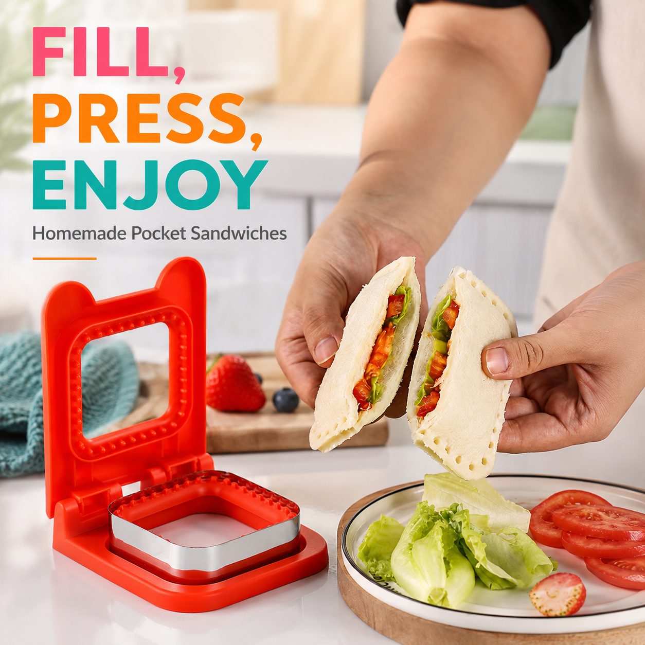 Pocket Sandwich Maker Stainles – Home Improvement Diy recenzja i cena