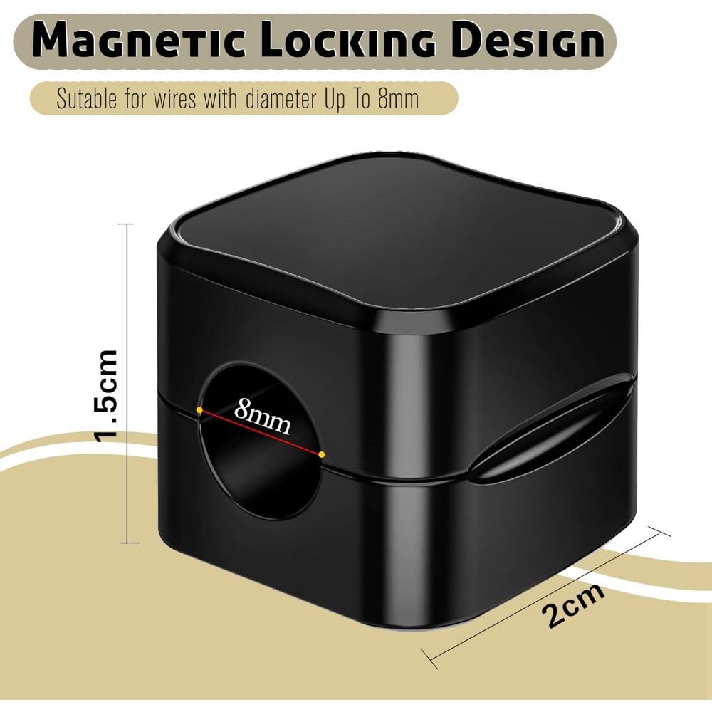 Magnetic Cable Clips for Cord  – Cable Staple Clip recenzja i cena