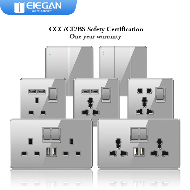 ELEGAN UK Socket Grey 16A/20A/ – Home Improvement Uk recenzja i cena