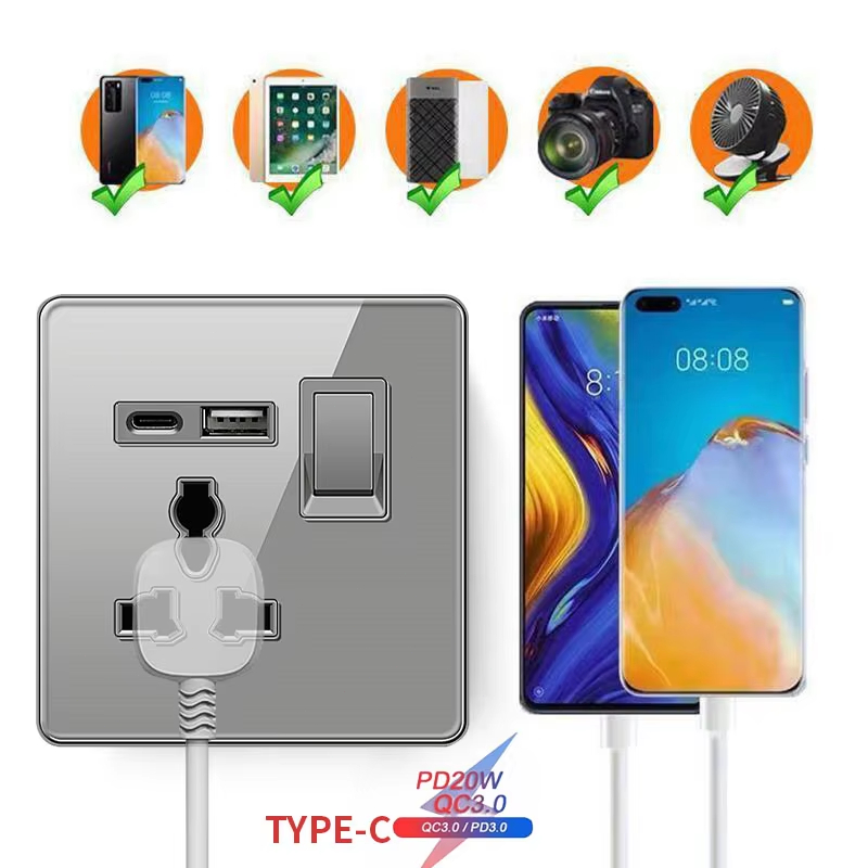 ELEGAN UK Socket Grey 16A/20A/ – Home Improvement Uk recenzja i cena