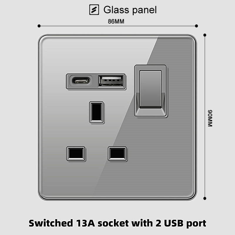 ELEGAN UK Socket Grey 16A/20A/ – Home Improvement Uk recenzja i cena