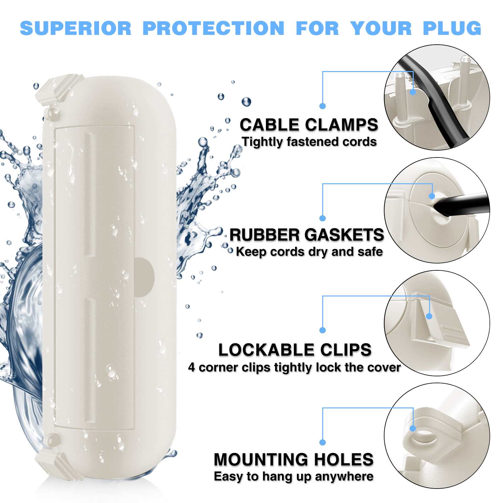 2 Pack Waterproof Outdoor Conn – Electrical Outlet Cover recenzja i cena