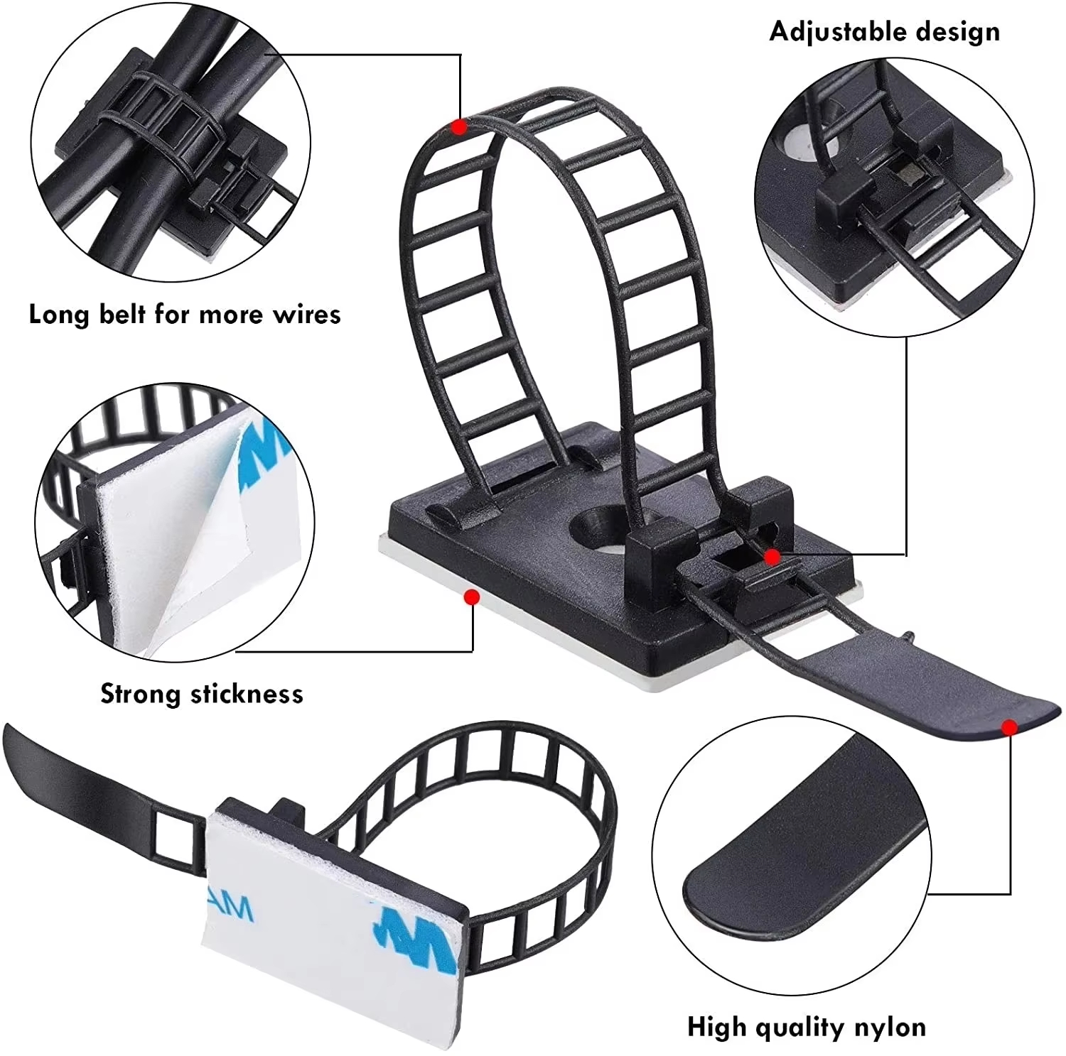 Cable Tie Mount Adjustable Cli – Cable Staple Clip recenzja i cena