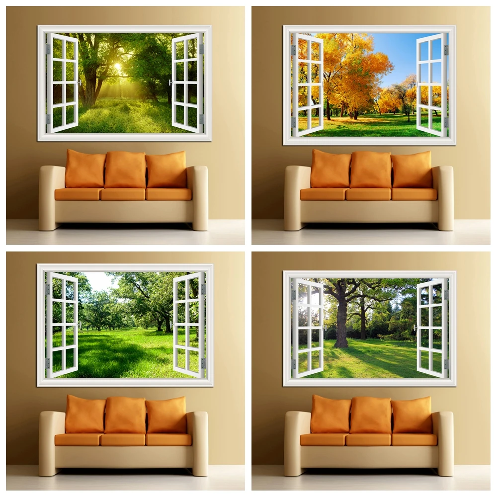 Forest 3D Window Landscape Wal – Vinyl Floor Plank recenzja i cena