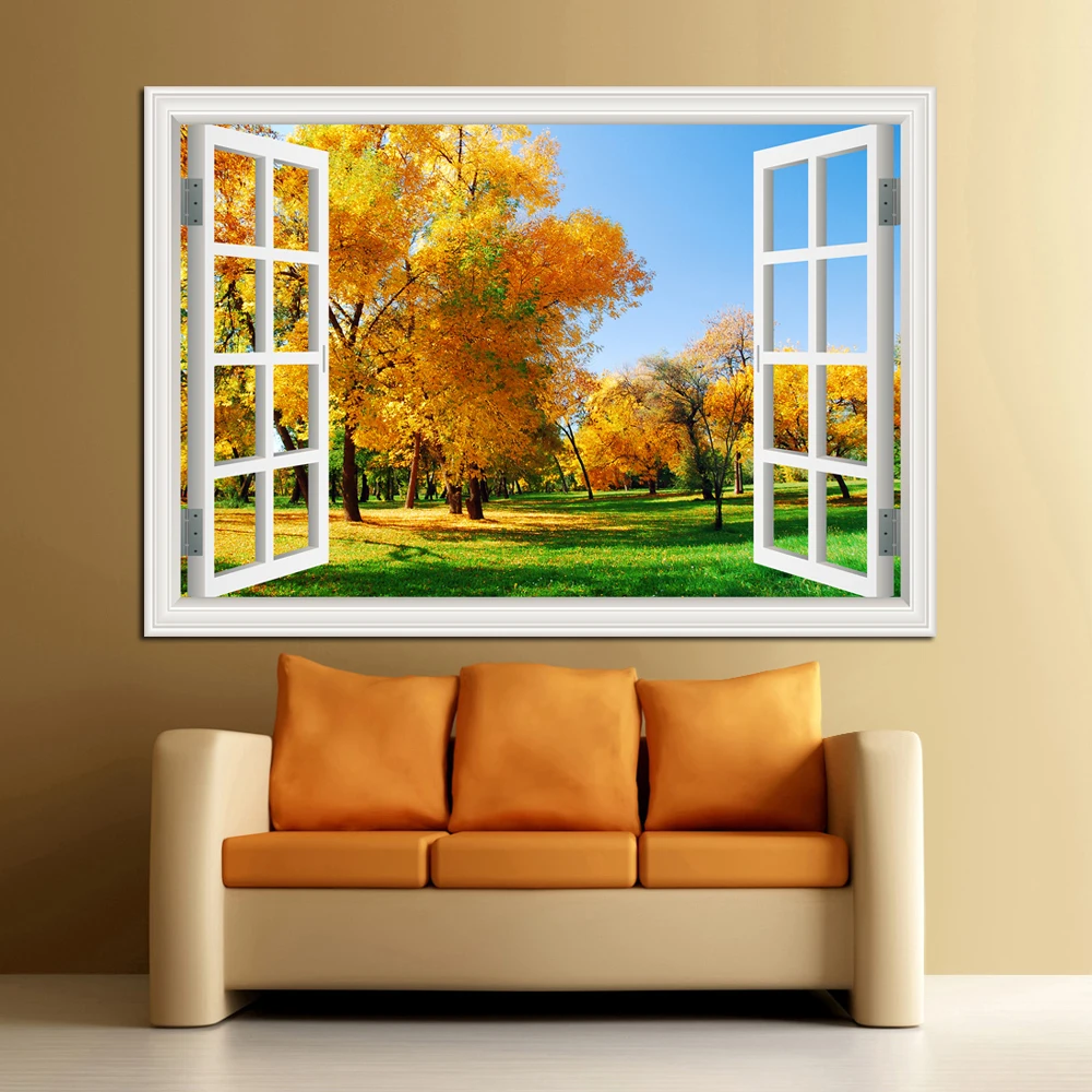Forest 3D Window Landscape Wal – Vinyl Floor Plank recenzja i cena