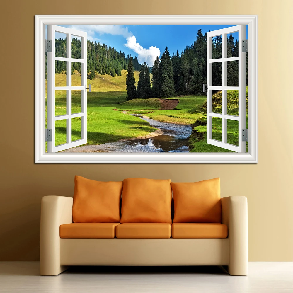 Forest 3D Window Landscape Wal – Vinyl Floor Plank recenzja i cena
