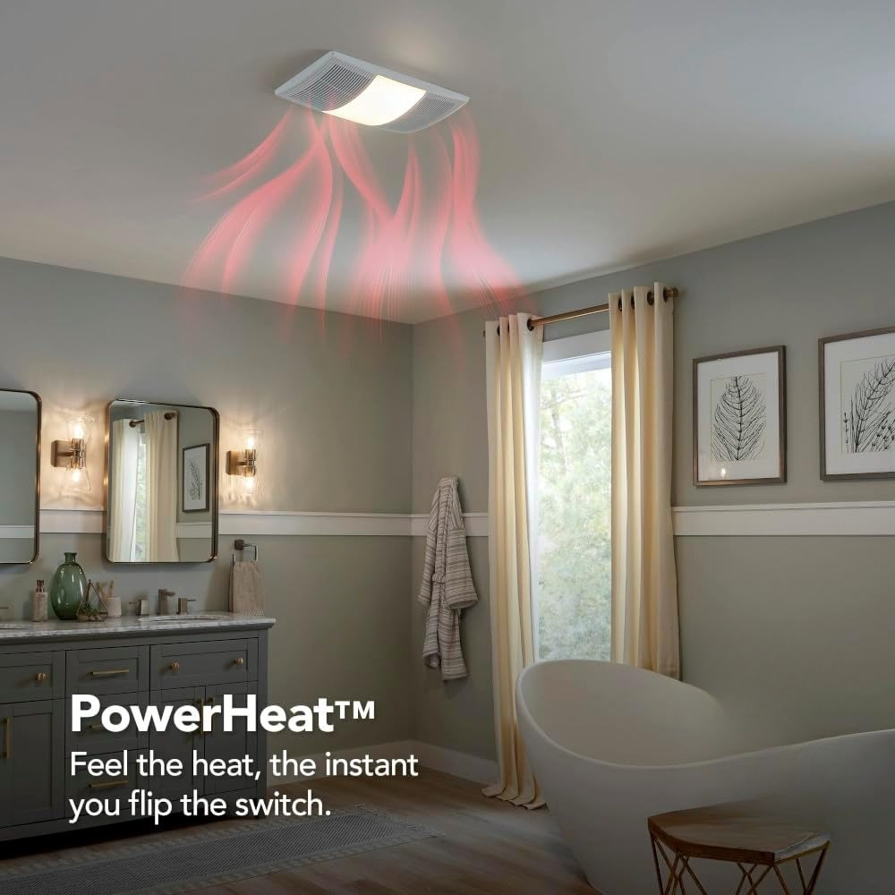 Bathroom Exhaust Fan with Heat – Ceiling Fan Mount recenzja i cena