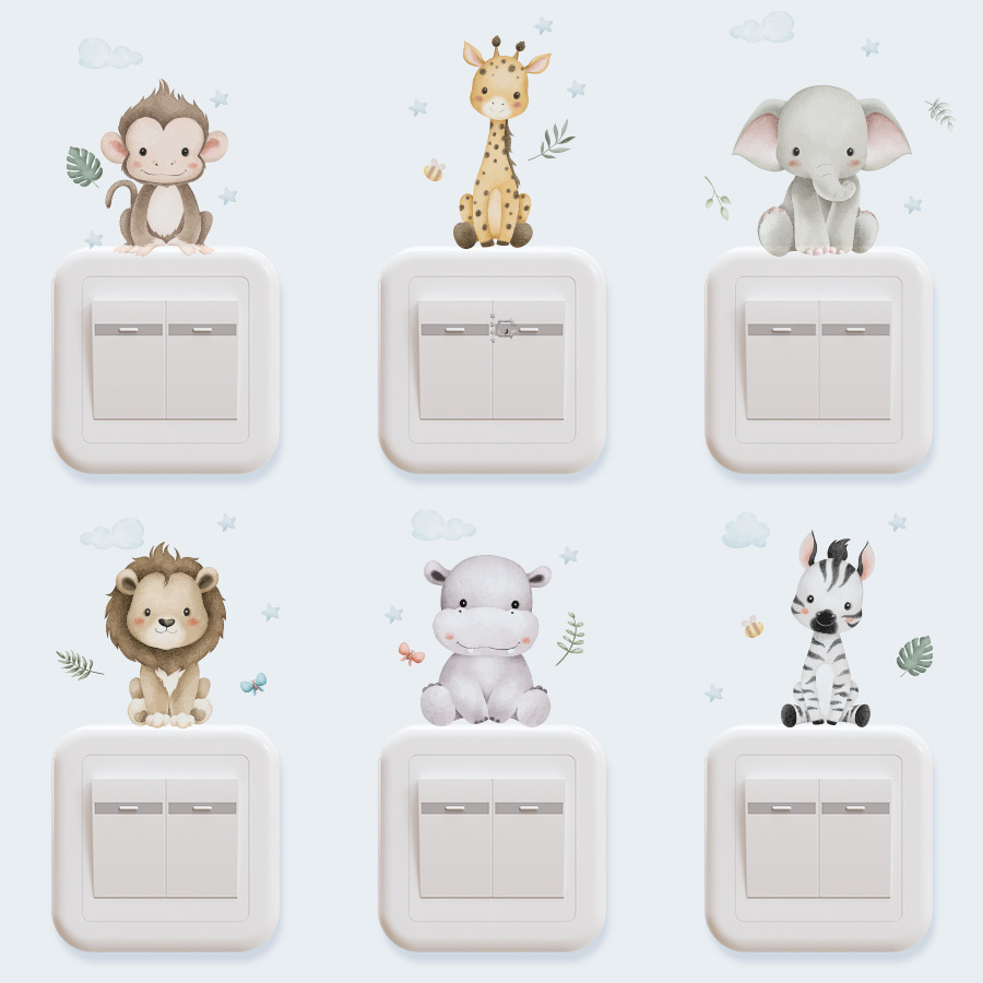 Cartoon Animals Switch Wall St – Vinyl Floor Plank recenzja i cena