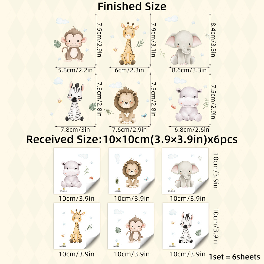 Cartoon Animals Switch Wall St – Vinyl Floor Plank recenzja i cena
