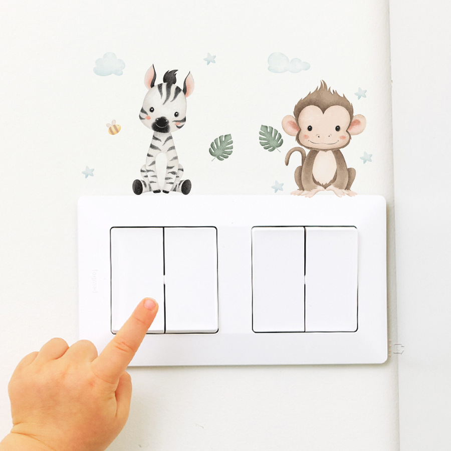 Cartoon Animals Switch Wall St – Vinyl Floor Plank recenzja i cena
