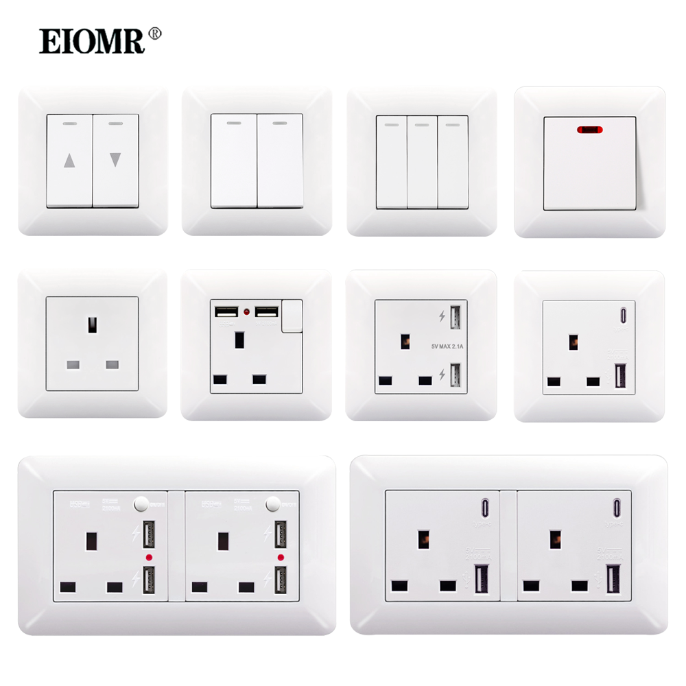 EIOMR UK Wall Switch Socket wi – Home Improvement Uk recenzja i cena