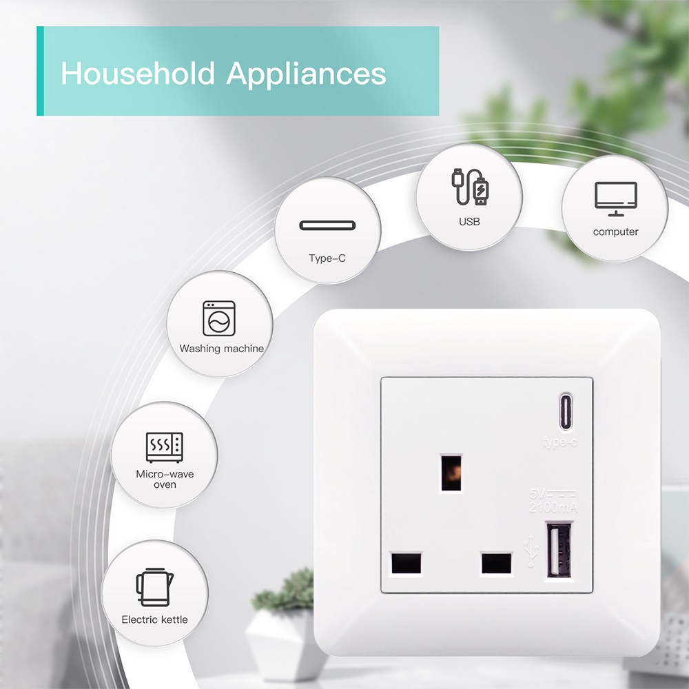 EIOMR UK Wall Switch Socket wi – Home Improvement Uk recenzja i cena