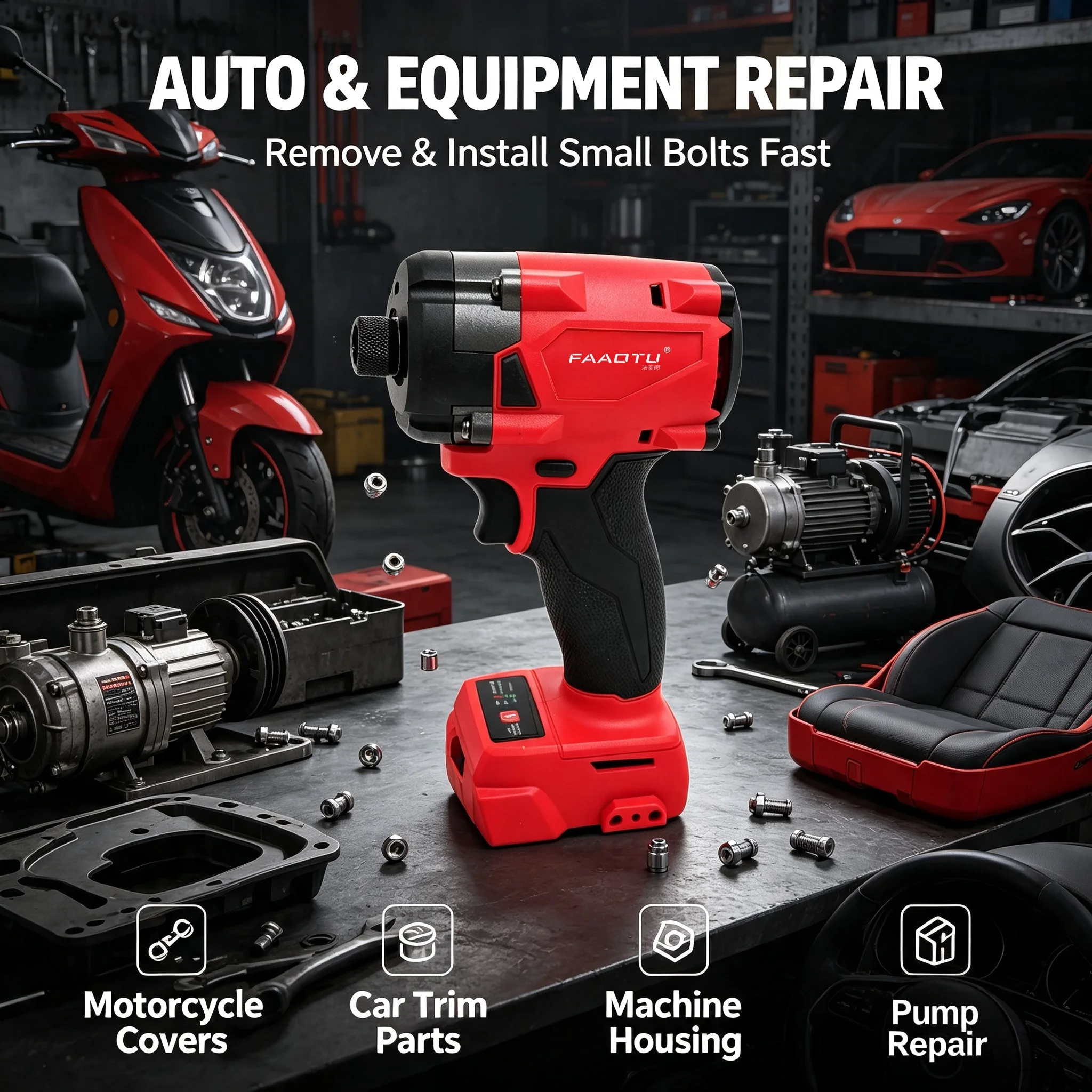 FAAOTU 18V Cordless Electric S – Home Improvement Usa recenzja i cena