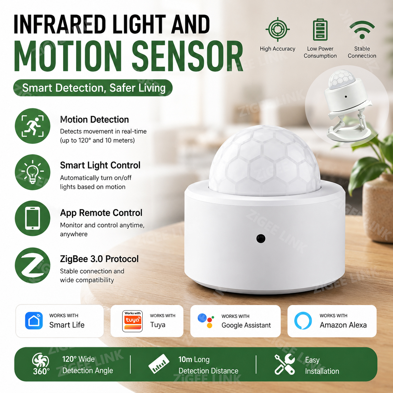 Zigbee3.0 Mini PIR Human Motio – Home Improvement And Hardware recenzja i cena