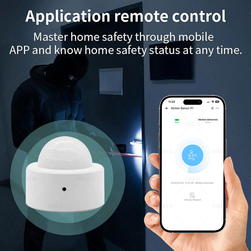 Zigbee Mini PIR Motion Sensor  – Home Improvement And Hardware recenzja i cena