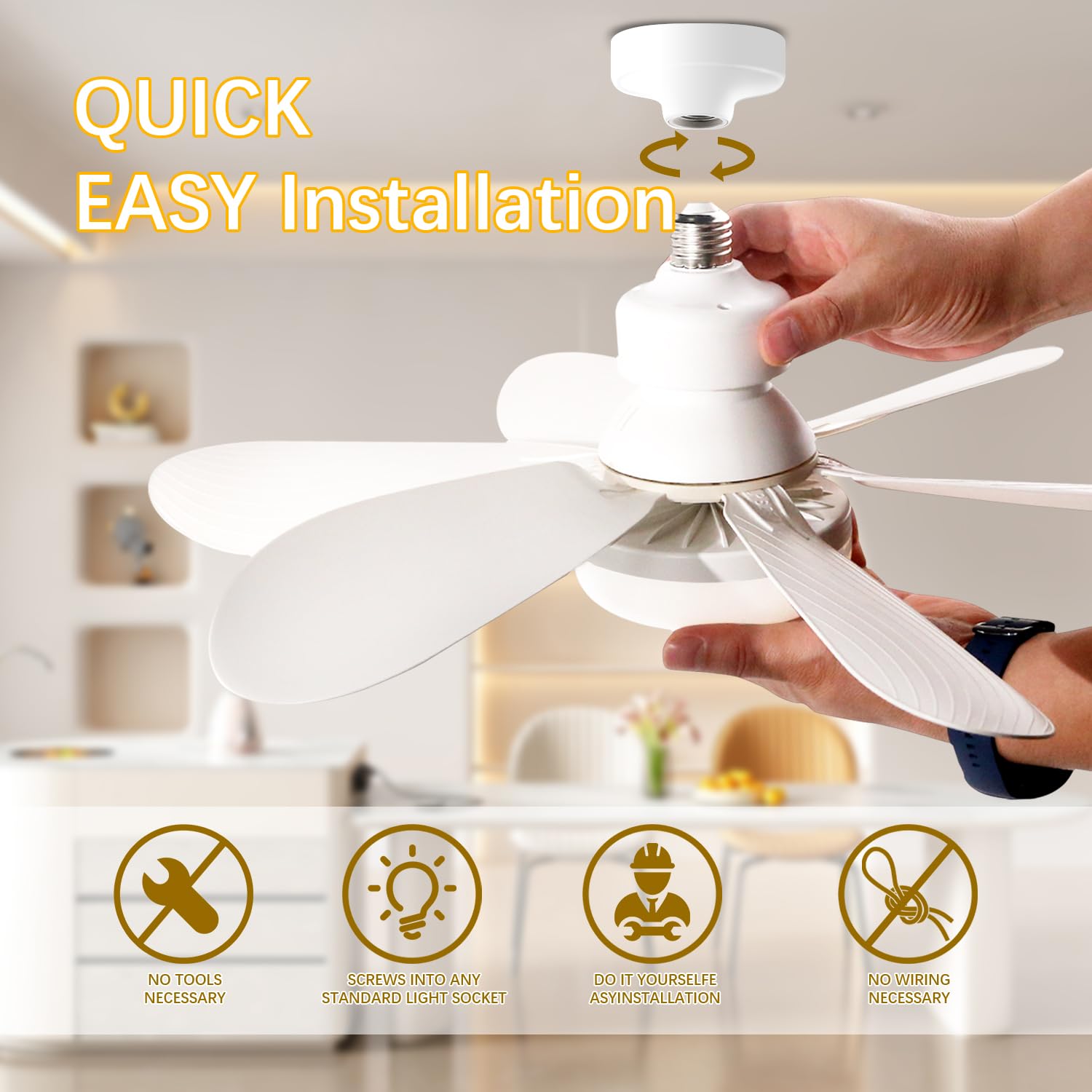 1PC/2PCS LED Ceiling Fan Light – Ceiling Fan Mount recenzja i cena