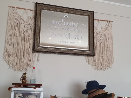 Wedding Welcome Mirror Vinyl S – Vinyl Floor Plank recenzja i cena