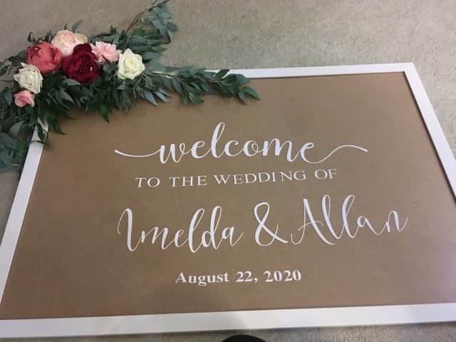 Wedding Welcome Mirror Vinyl S – Vinyl Floor Plank recenzja i cena