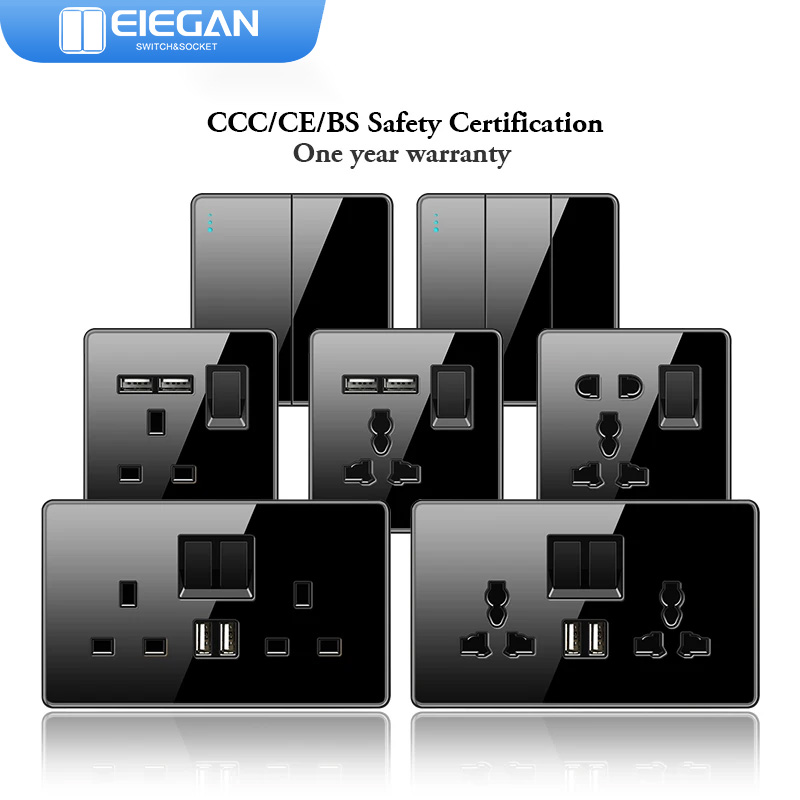 ELEGAN UK Socket Black 16A/20A – Home Improvement Uk recenzja i cena